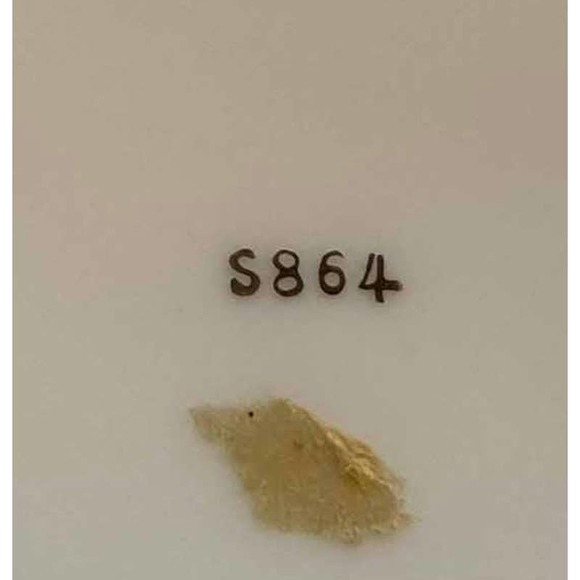 Lattice Ceramic Basket with hand painted flowers - Picture 6 of 7